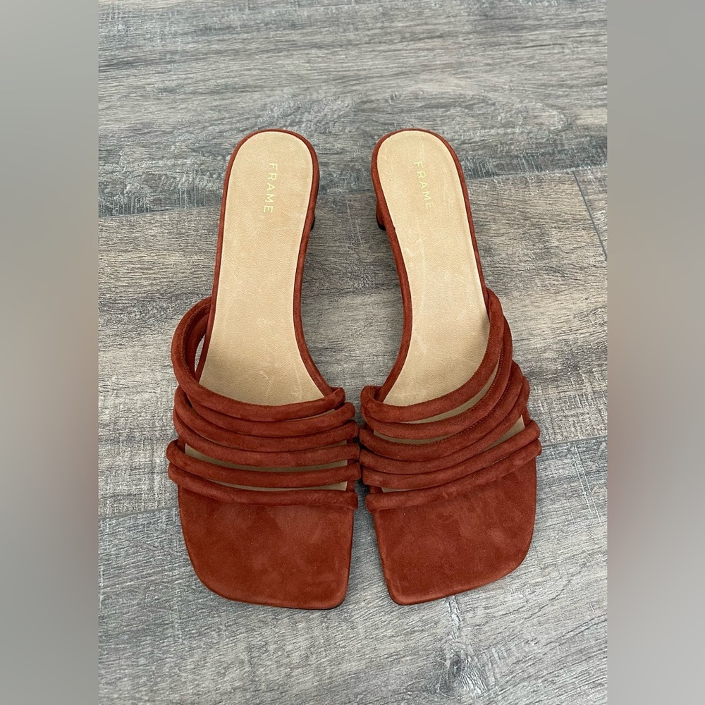 New FRAME Le Tonga Strap Sandals size 8.5